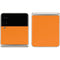 Orange Solid Galaxy Z Flip3 5G Skin